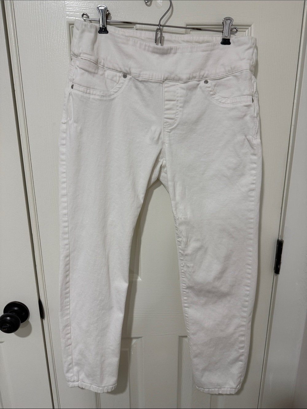 Style & Co. White Boyfriend Jeans